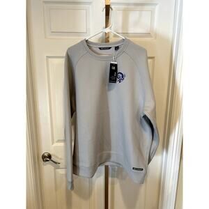 Cutter & Buck LA Rams Roam Eco Crew Neck Pullover, NWT, Size XL